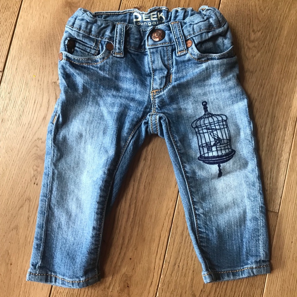 PEEK aren’t you curious - girls jeans 3-6 months